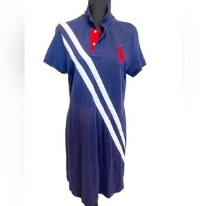 Ralph Lauren vintage blue polo dress